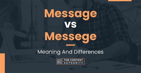 Message or Messege 